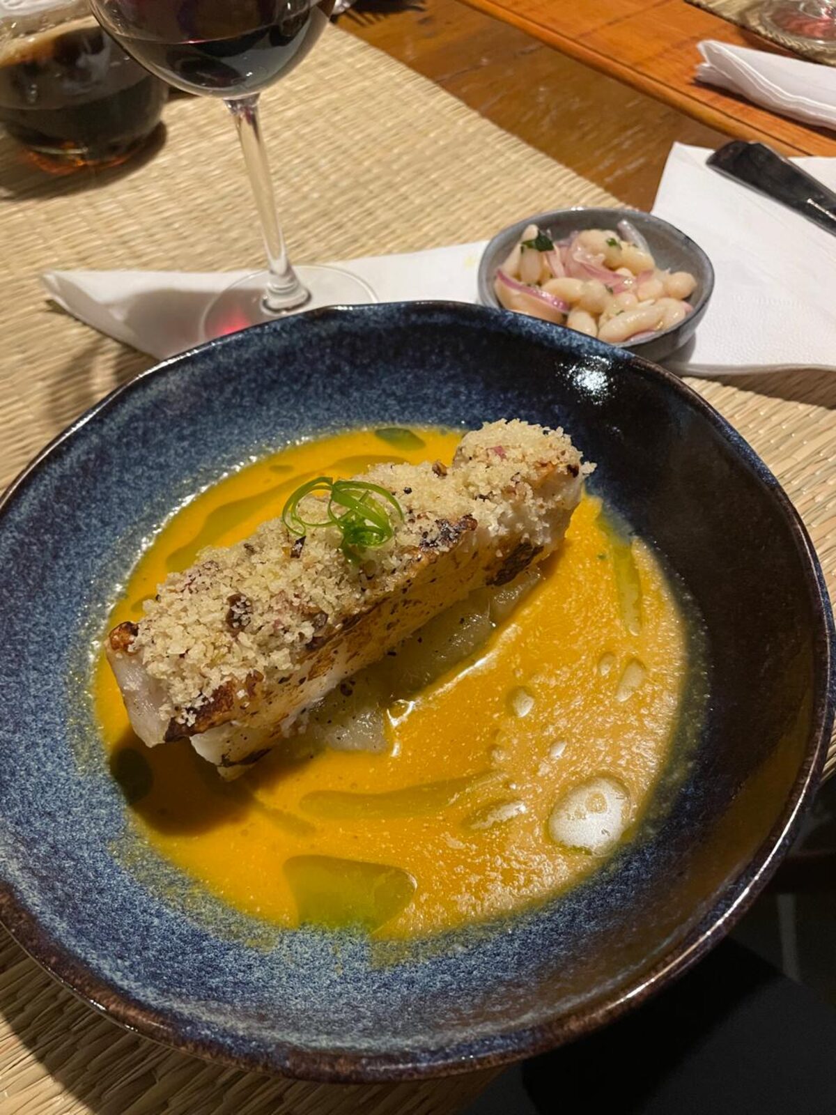 Peixe em Crosta de Castanhas